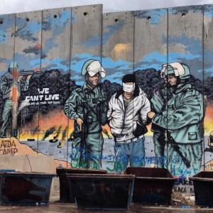 Figure 3 Art on the Wall in Aida Refugee Camp